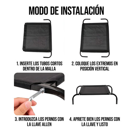 Cama Elevada Para Perros Talla XL